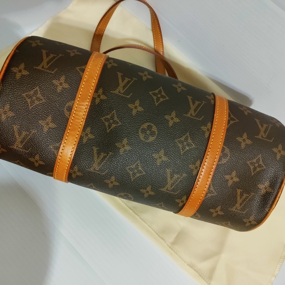 Louis Vuitton Papillon Handbag Monogram Canvas 30 Brown - Picture 10 of 17